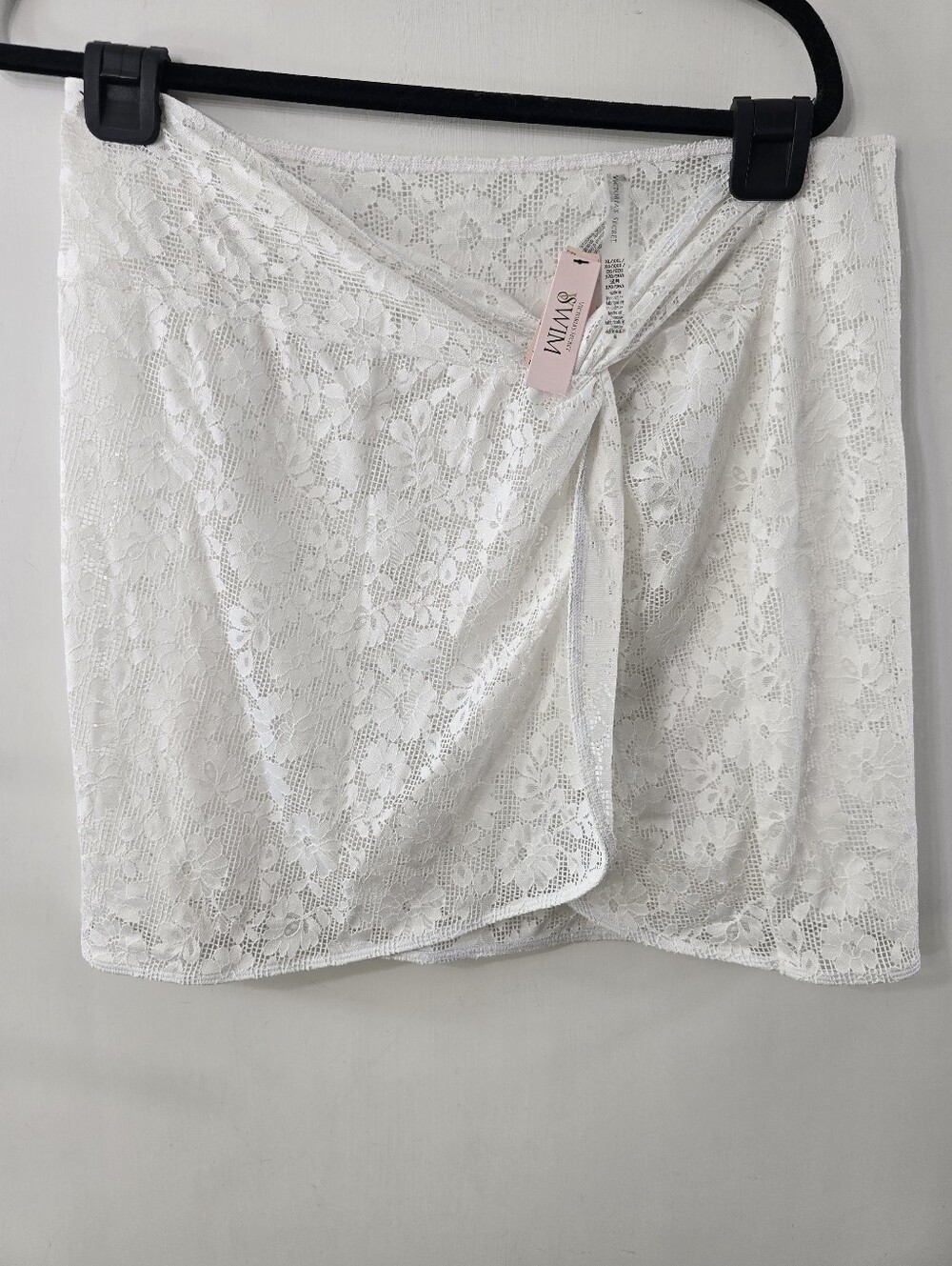 Victoria's Secret VS Swim Floral Twist Front Sheer Sarong Swim Coverup Skirt NWT